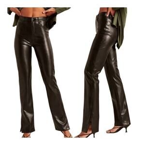 Abercrombie & Fitch 0XL Black 90s Slim Straight Ultra High Rise Curve Love Pants